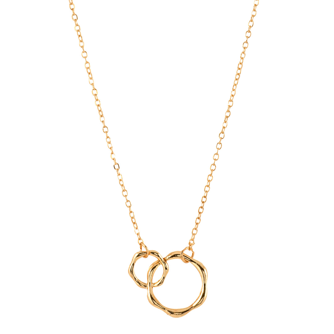 Bewitched Bailey Double Ring Charm Necklace