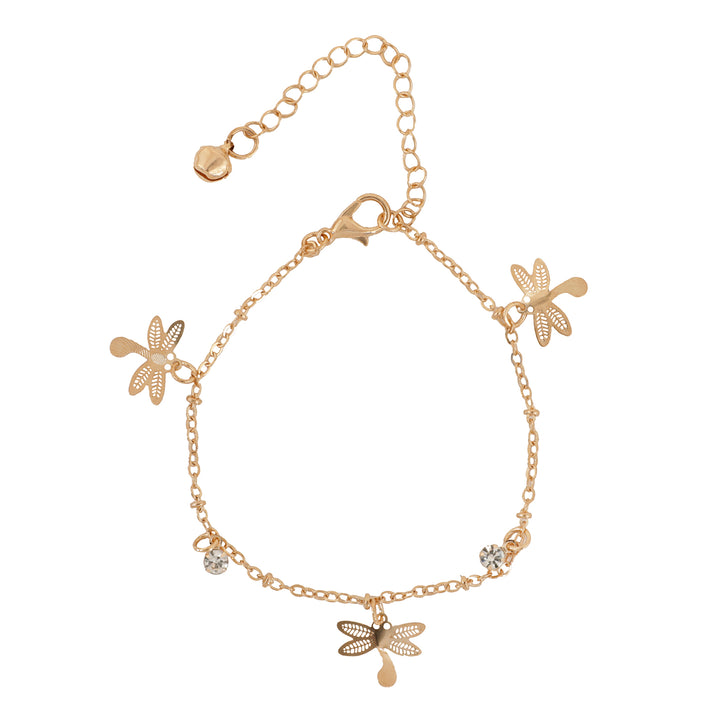 Bewitched Fire fly Gold Anklet