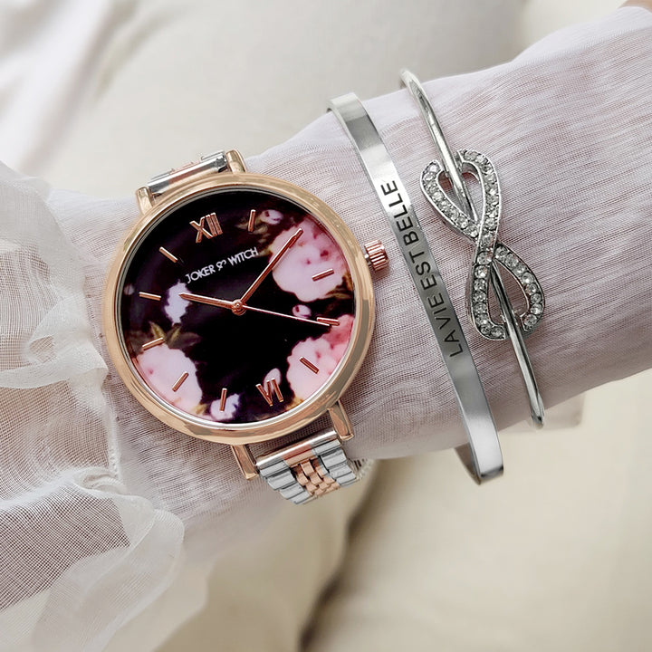 Alessia Watch Bracelet Stack