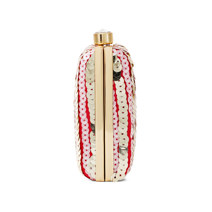 Sereia Pink Sequin Clutch