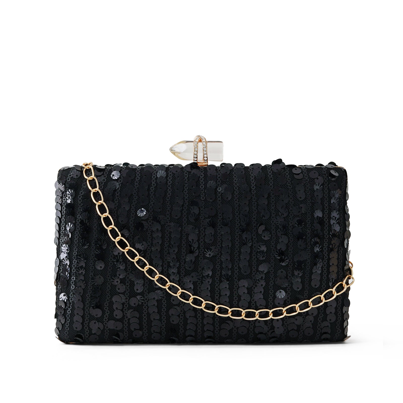 Women's Purse Black Sequined Brand New 3 different Carrying handles -  clothing & accessories - by owner - apparel sale...