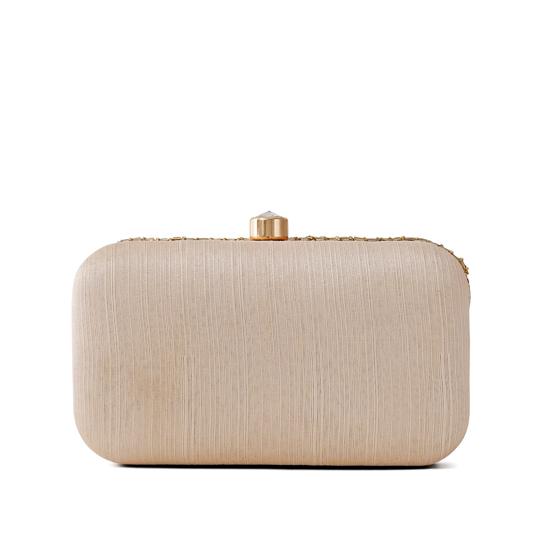 Feyre Gold Sequin Clutch