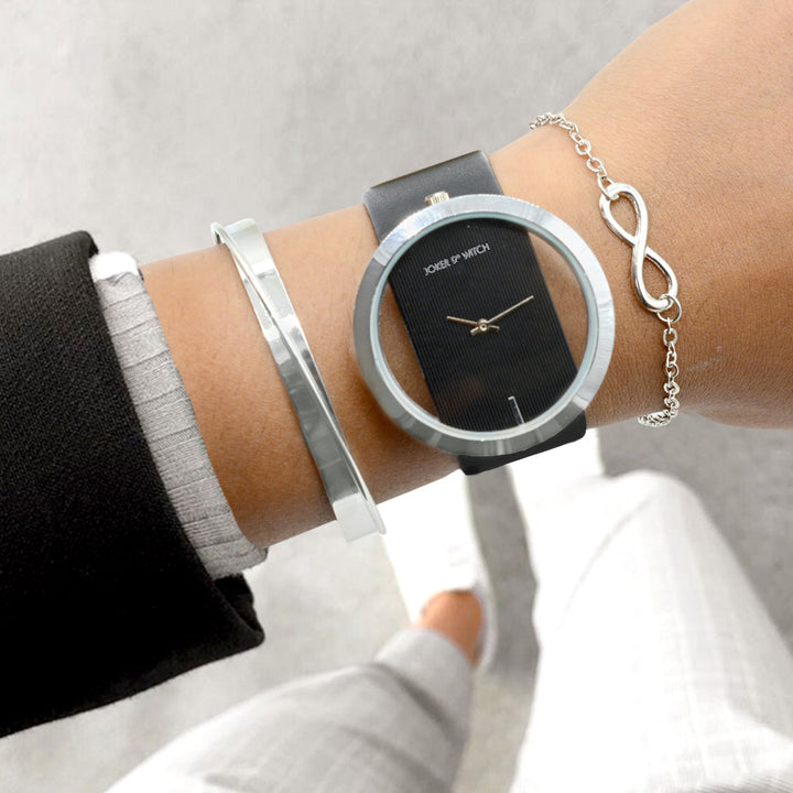 Petrina Black Bracelet Stack - Joker & Witch