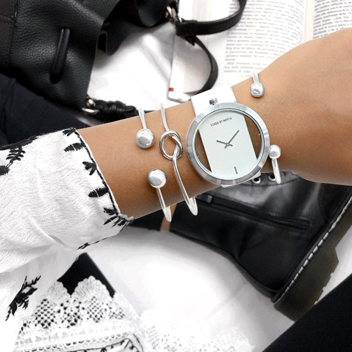 Ofilia White Bracelet Stack - Joker & Witch