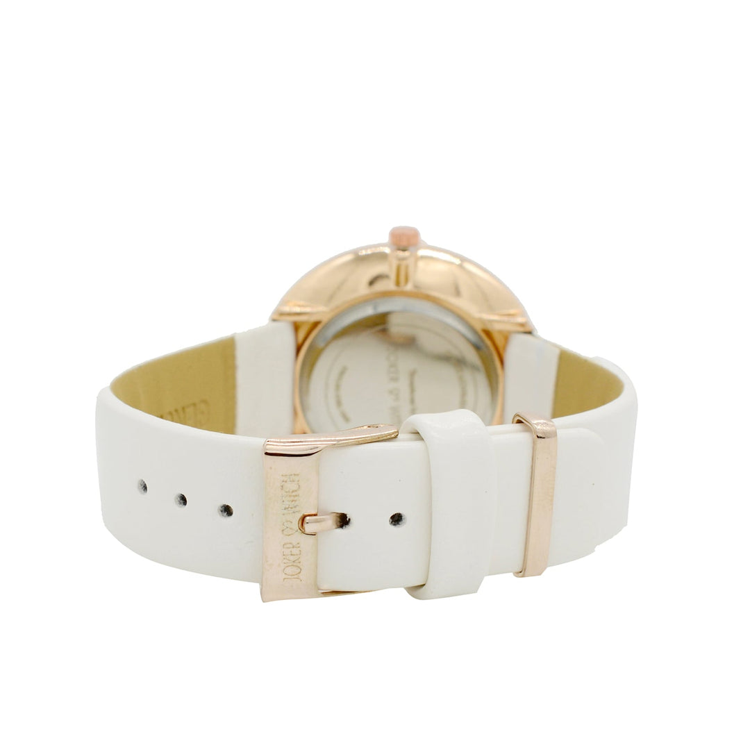 Elise White Marble Watch Bracelet Stack - Joker & Witch