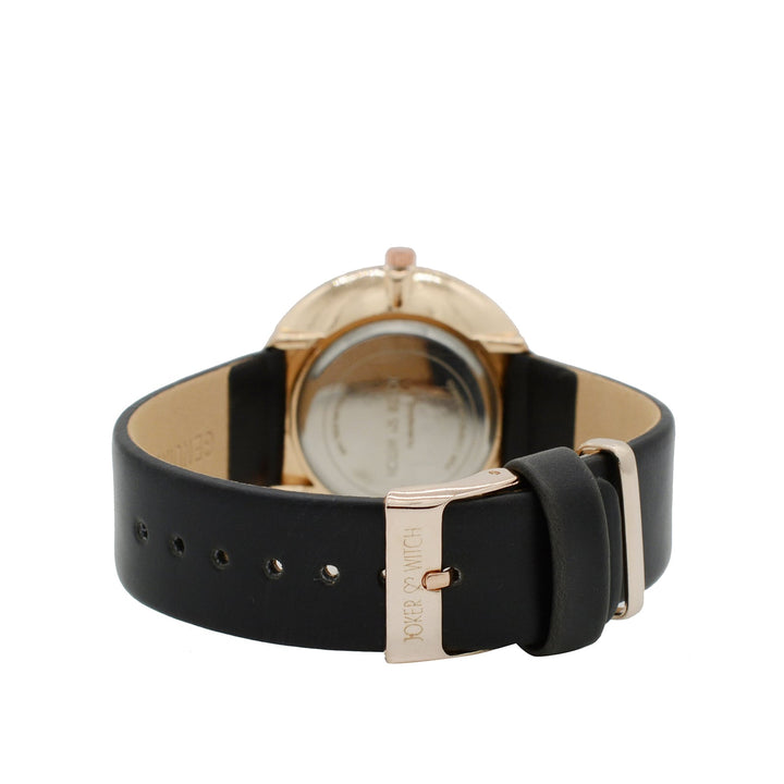 Elise Black Marble Watch Bracelet Stack - Joker & Witch