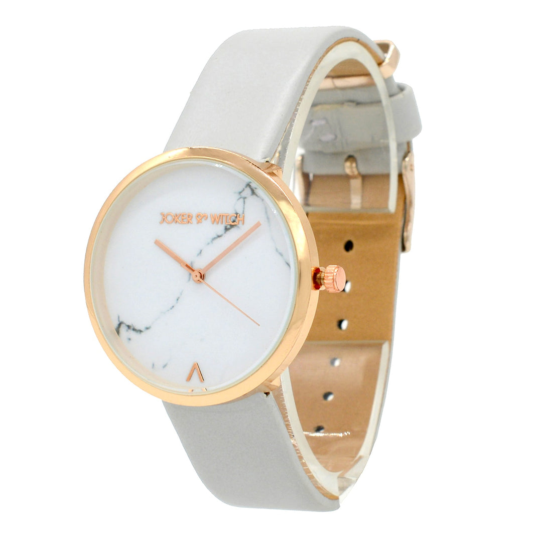 Elise Grey Marble Watch Bracelet Stack - Joker & Witch