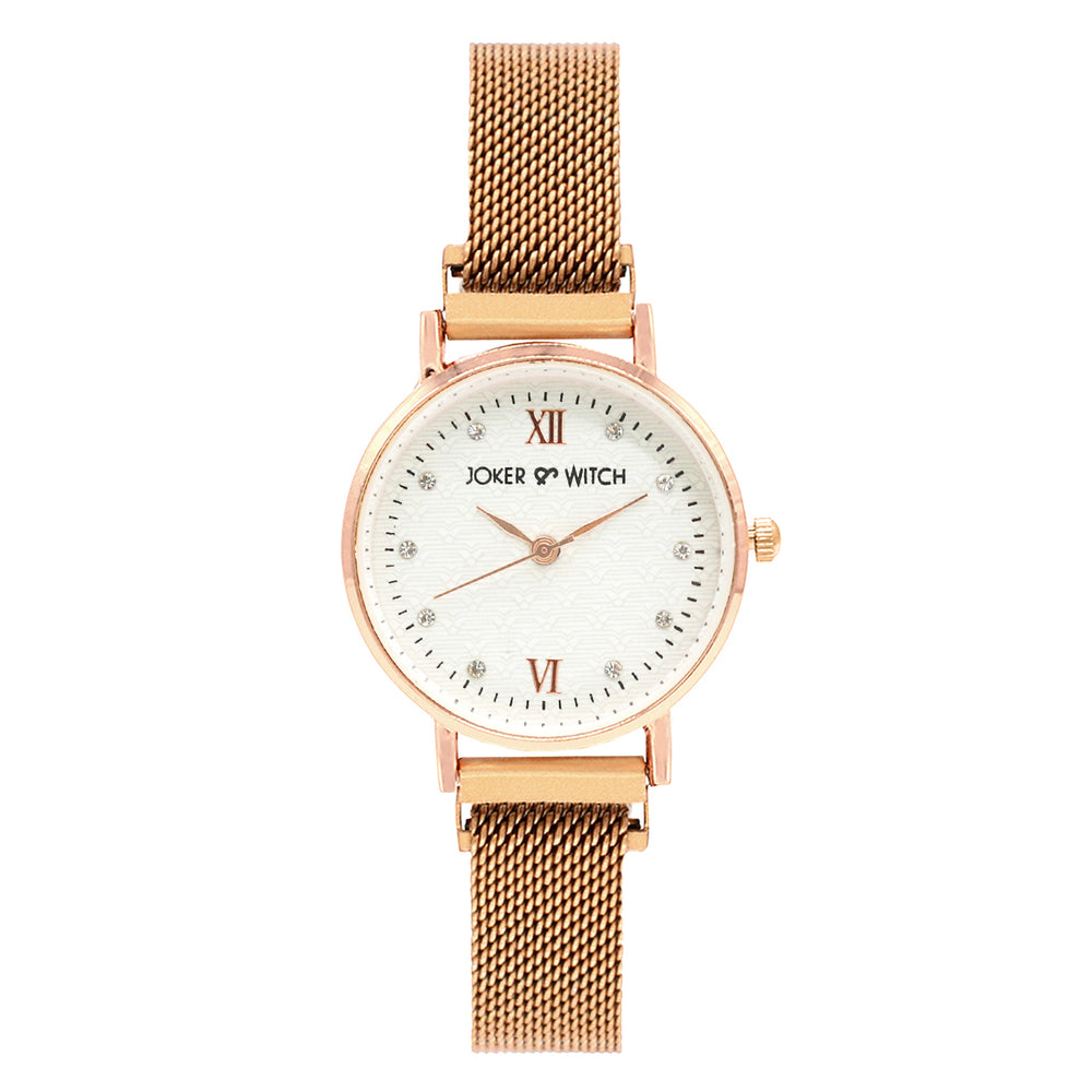Lucie Rosegold Watch Bracelet Stack - Joker & Witch