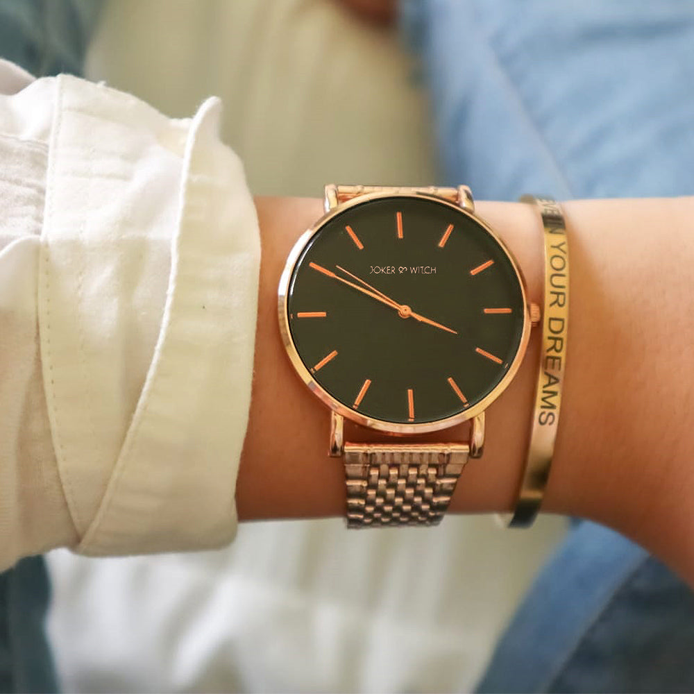 Faith Rosegold Watch Bracelet Stack - Main Image