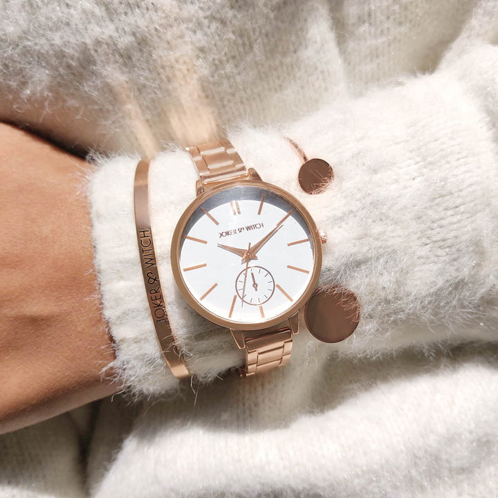Mist Rosegold Watch Bracelet Stack - Joker & Witch