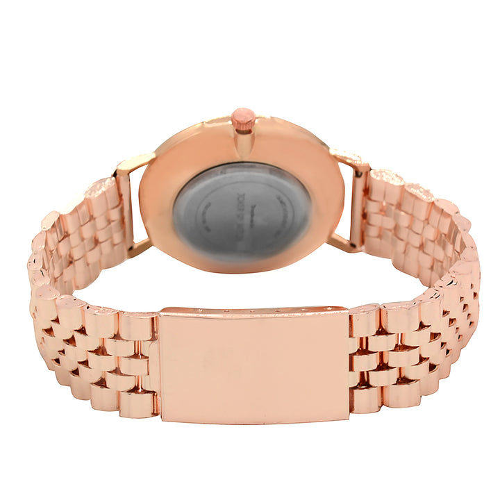 Jacoba Marble Dial Rosegold Watch Bracelet Stack - Joker & Witch