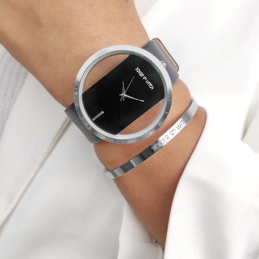 Hope Black Watch Bracelet Stack - Joker & Witch