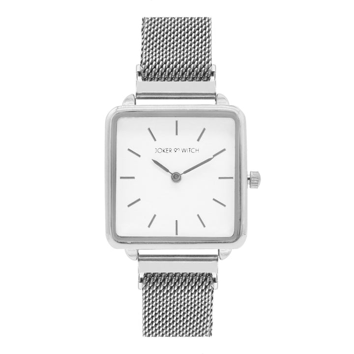 Stormy Silver Watch Bracelet Stack