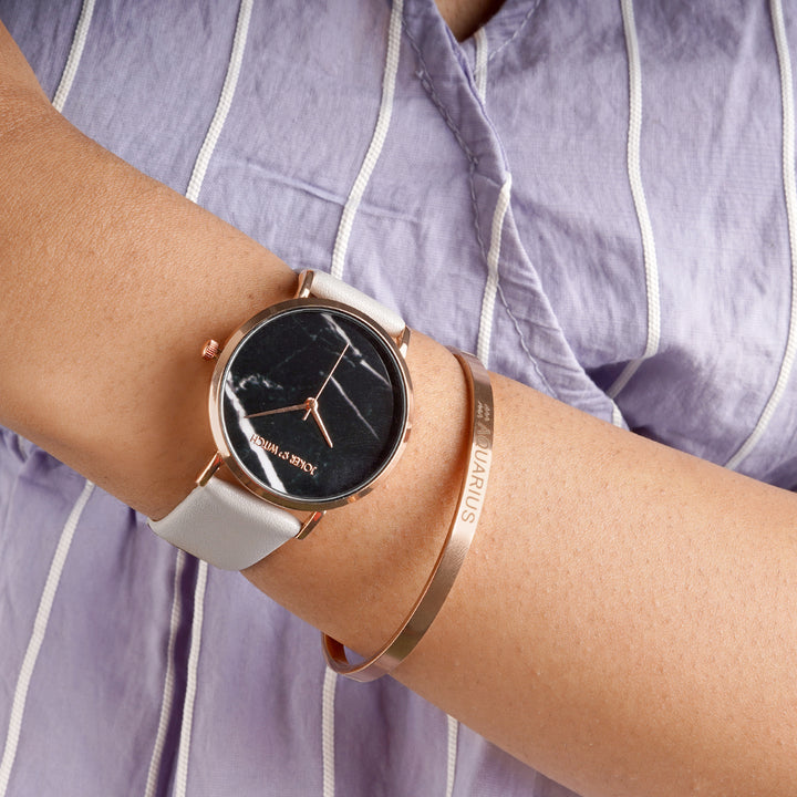 Hannah Aquarius Watch Bracelet Stack