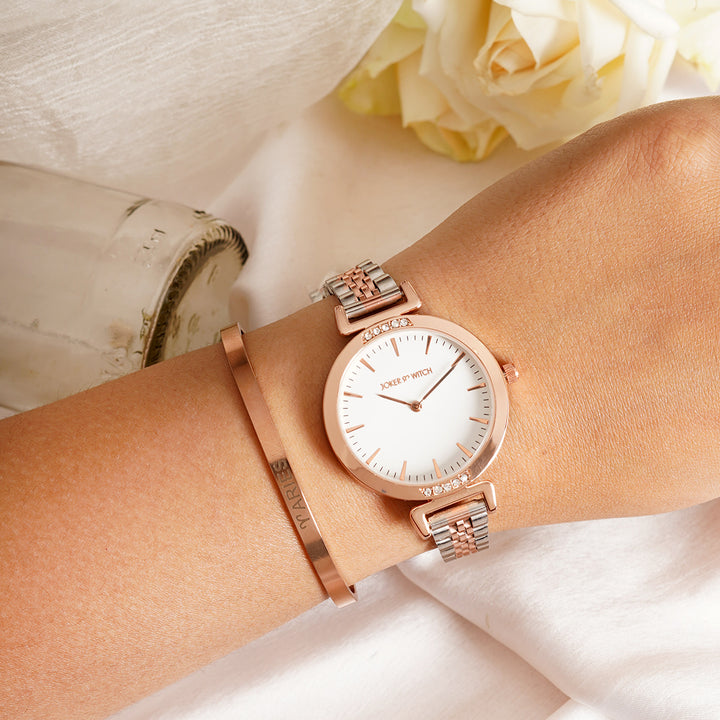 Petite Aries Watch Bracelet Stack
