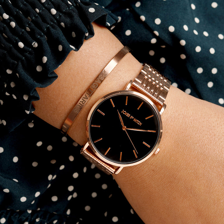 Signature Sagittarius Watch  Bracelet Stack