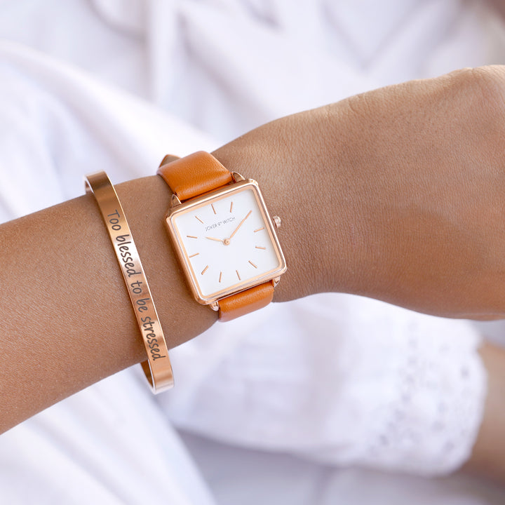 Golden Knot Watch Bracelet Stack
