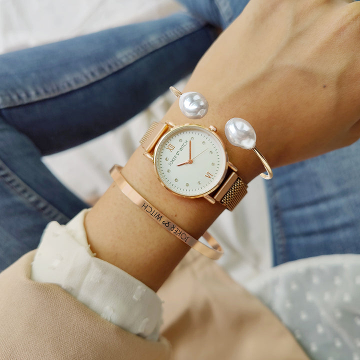 Leah Watch Bracelet Stack