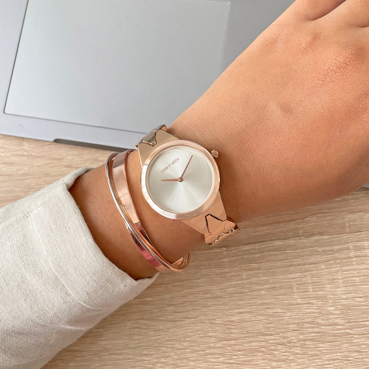 Starling Rosegold Watch Bracelet Stack