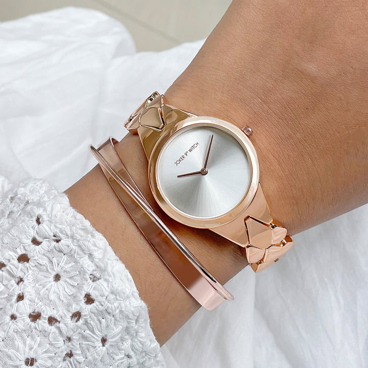 Rosella Rosegold Watch Bracelet Stack