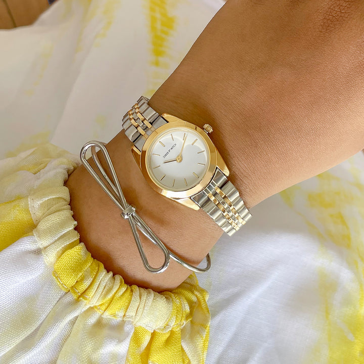 Azurra Dualtone Watch Bracelet Stack