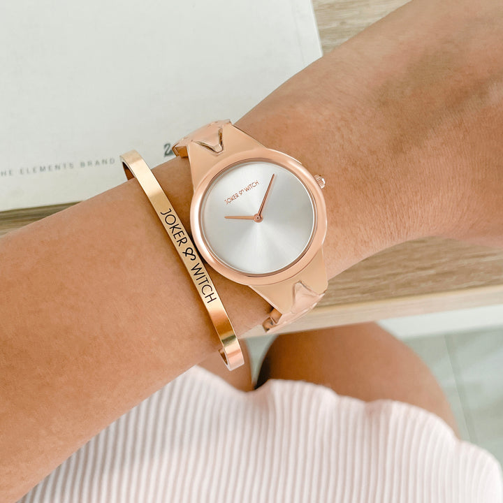 Rudich Rosegold Watch Bracelet Stack