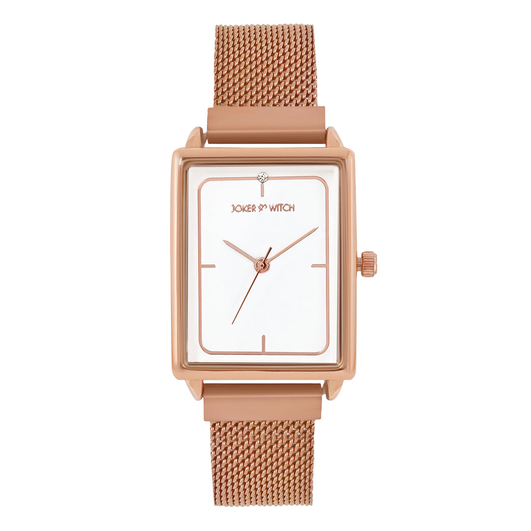 Griselda Rosegold Watch Bracelet Stack