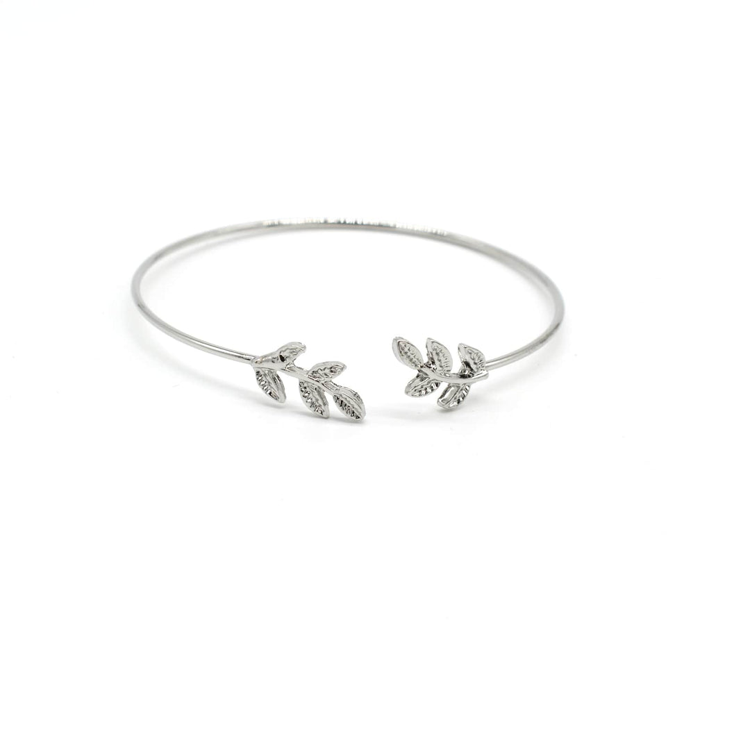 Snowflake Silver Watch Bracelet Stack