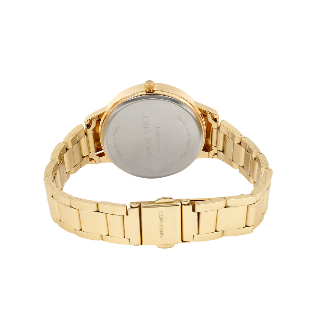 Shaileen Gold Watch Bracelet Stack