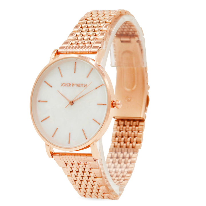 Aria Rosegold Watch Bracelet Stack - Joker & Witch