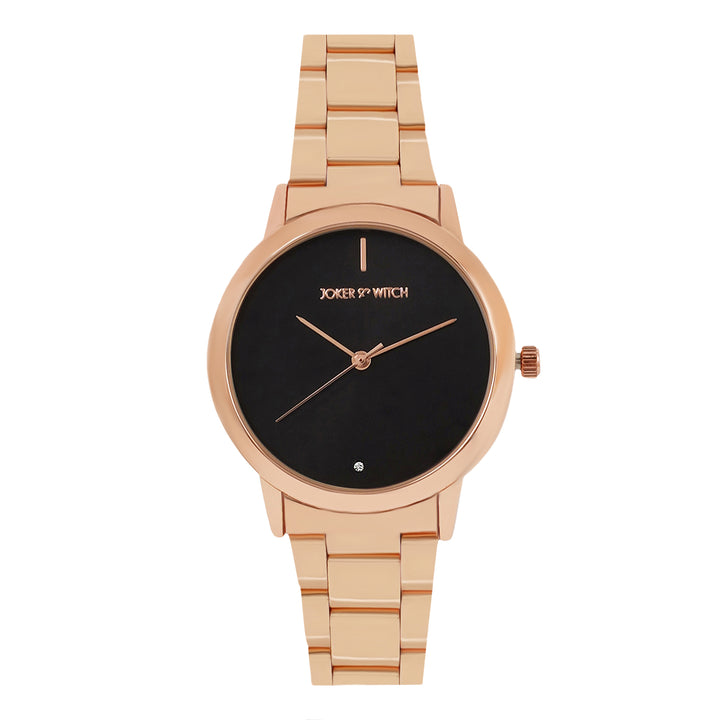 Faye Rosegold Watch Bracelet Stack