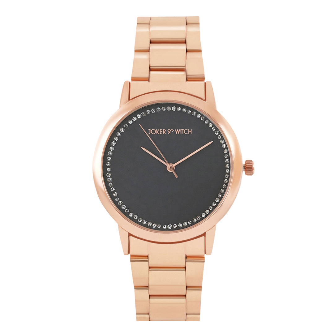 Jacqueline Rosegold Watch Bracelet Stack
