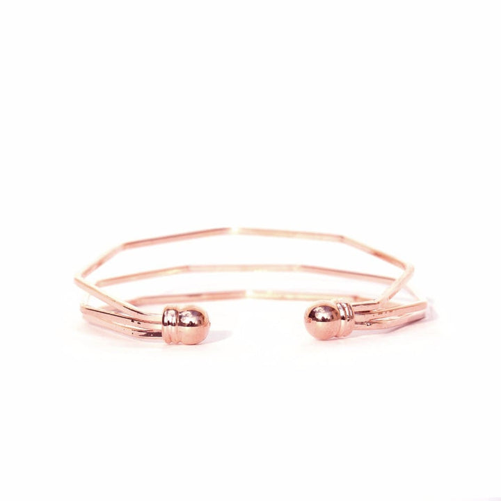 Carina Rosegold Watch Bracelet Stack