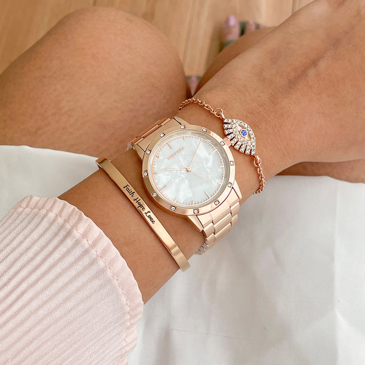 Meissa Rosegold Watch Bracelet Stack