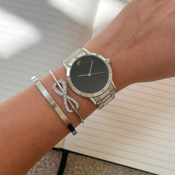 Acura Silver Watch Bracelet Stack