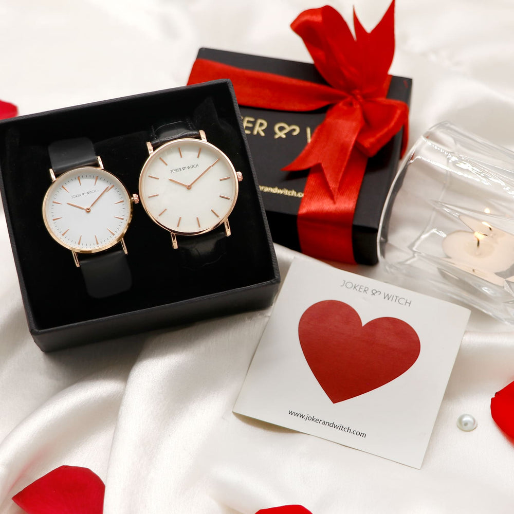 Hazel and Augustus  Couple Watches - Joker & Witch