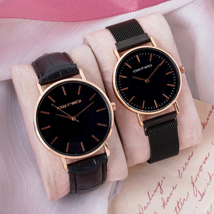 Peanut Butter & Jelly Couple Watches