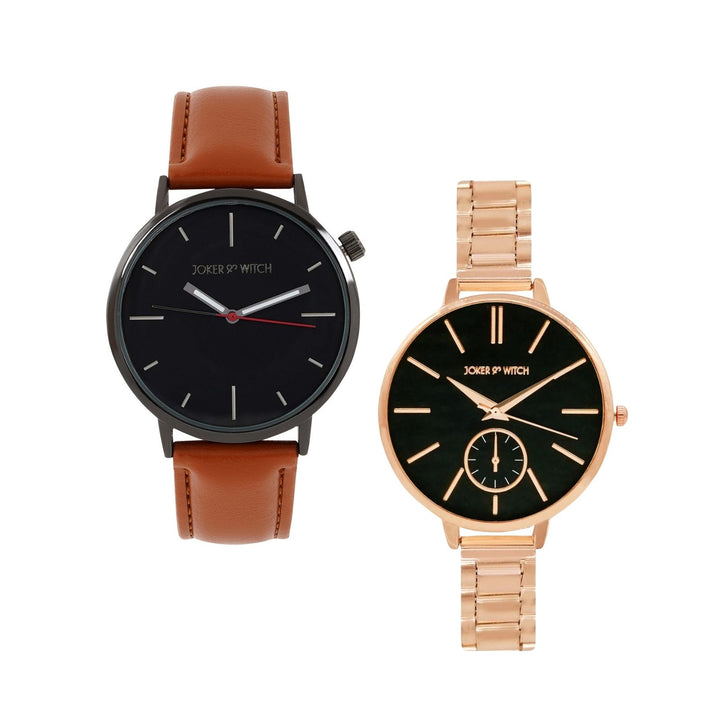 Dew Drop & Diamond Couple Watches