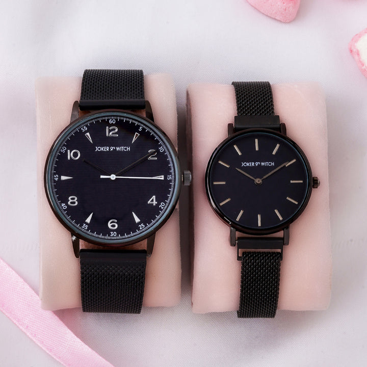 Pumpkin & Peach Couple Watches