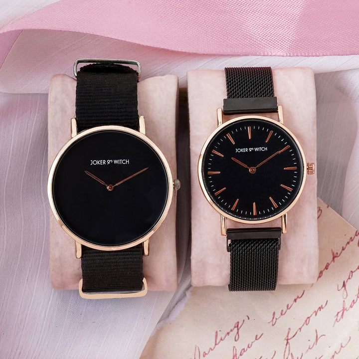 Vanilla & Hazelnut Couple Watches