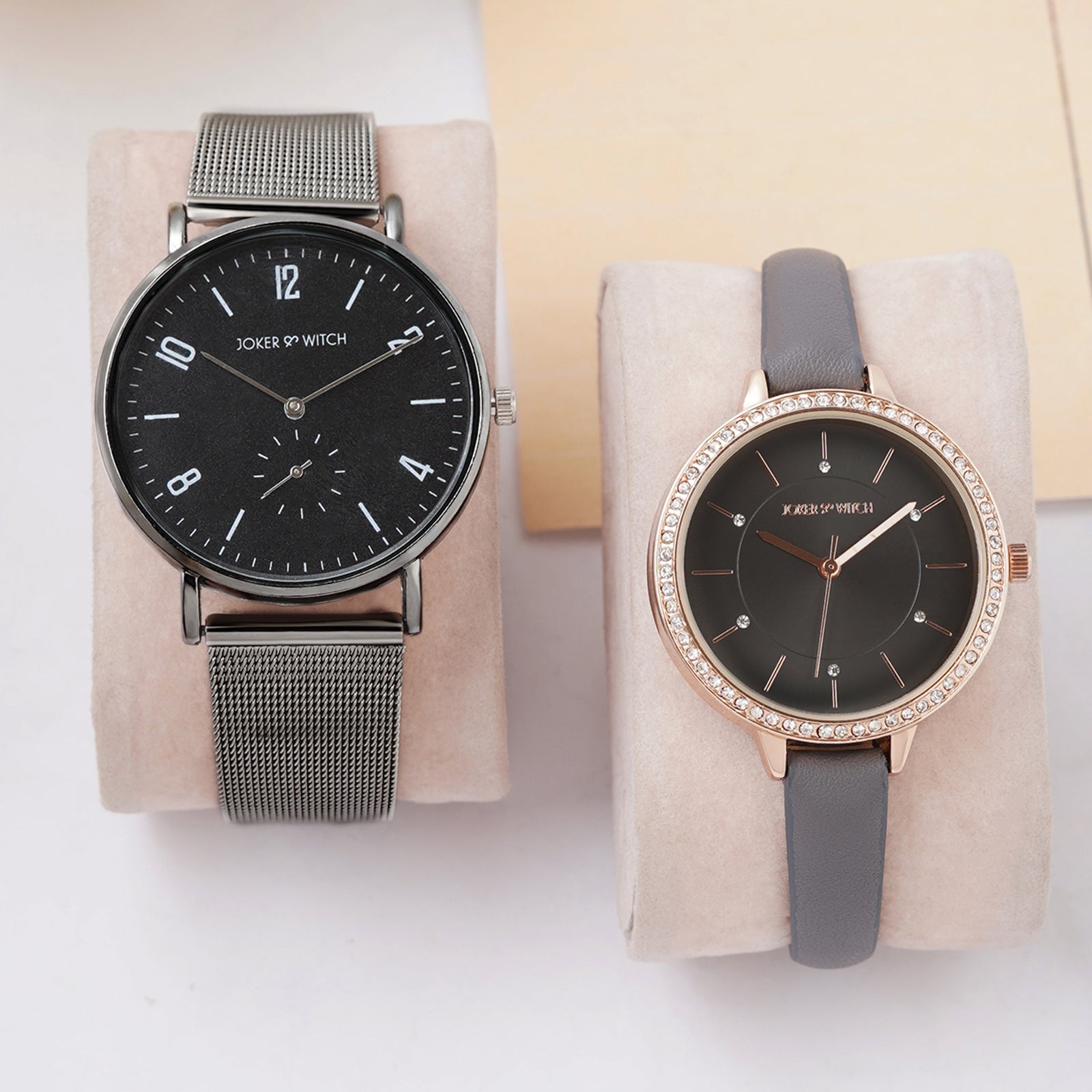 Shop Joker & Witch Tom & Jerry Couple Watches For Men And Women