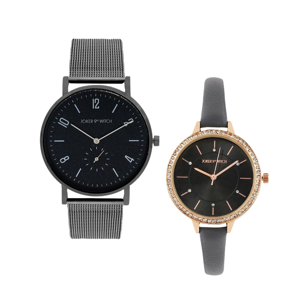 Shop Joker & Witch Tom & Jerry Couple Watches For Men And Women