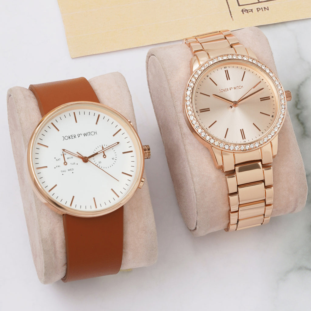 Apple & Cinnamon Couple Watches