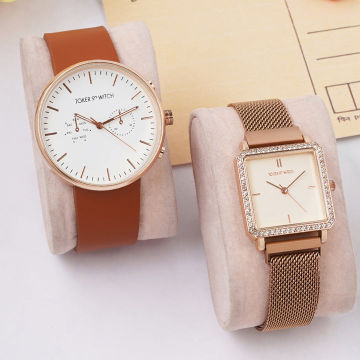 Lemon & Iced Tea Couple Watches
