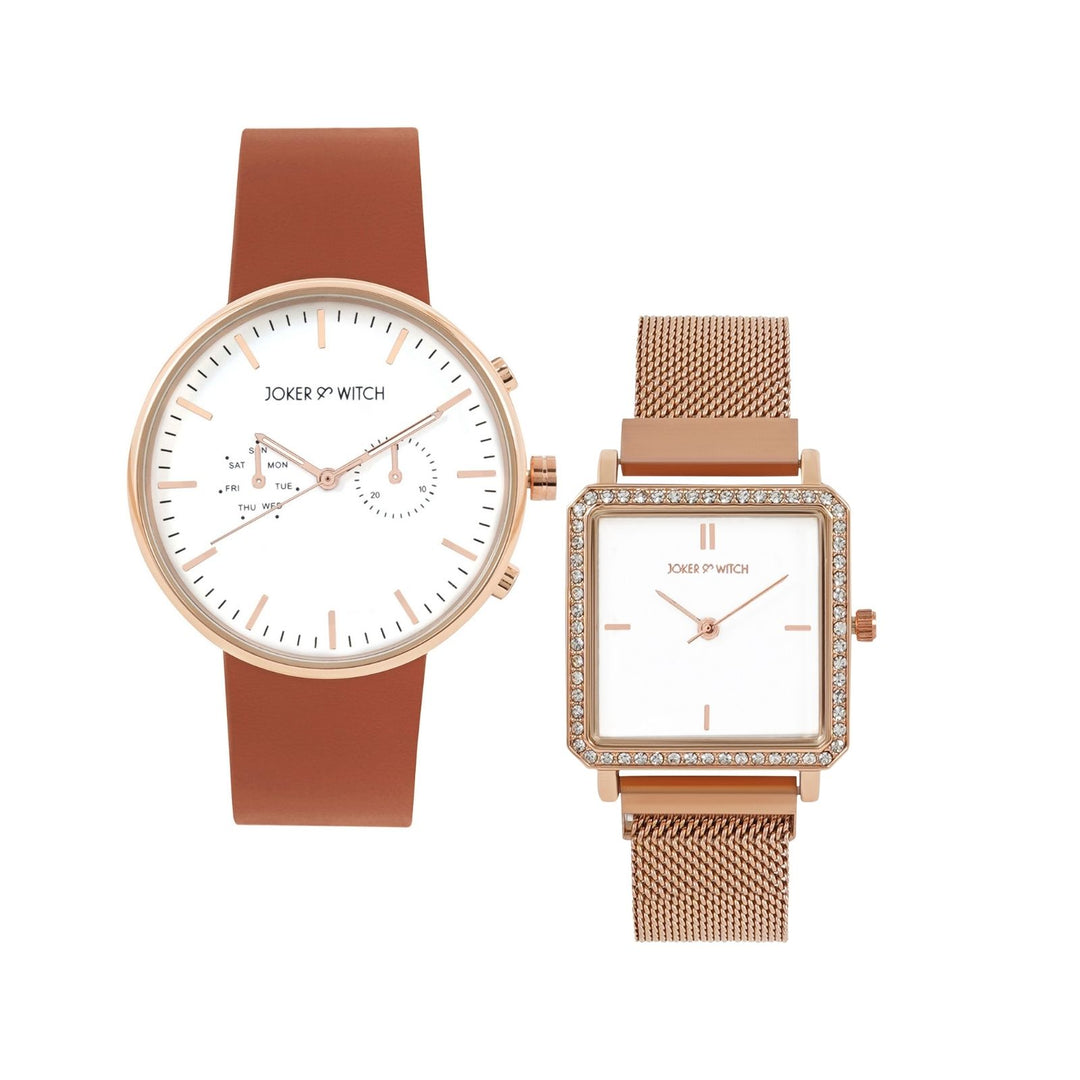 Lemon & Iced Tea Couple Watches