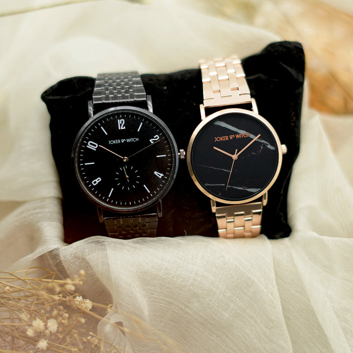 Yorkie & Kelly Couple Watches