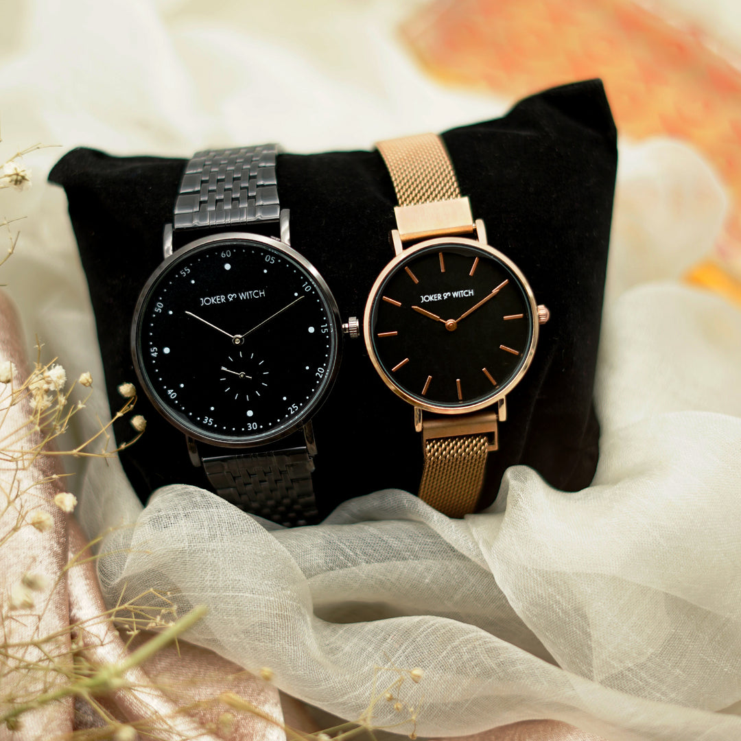 Shop Joker Witch Couple Watch Gift Set Online For Men Women