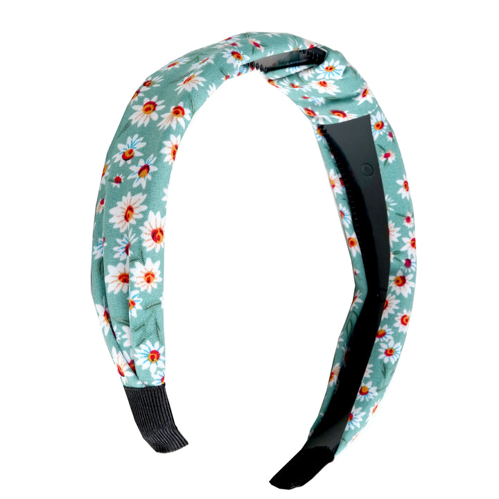 Full Bloom Light Green Knot Headband