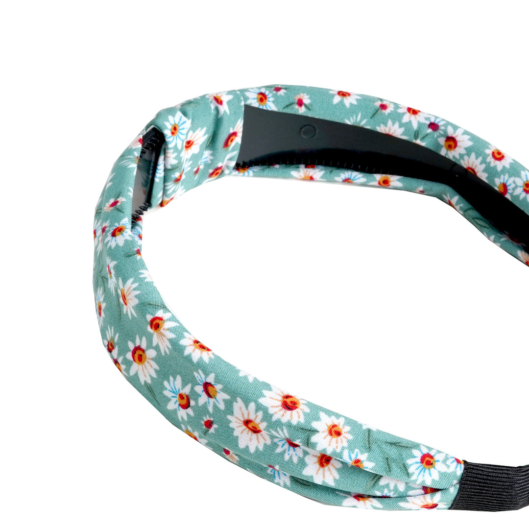Full Bloom Light Green Knot Headband