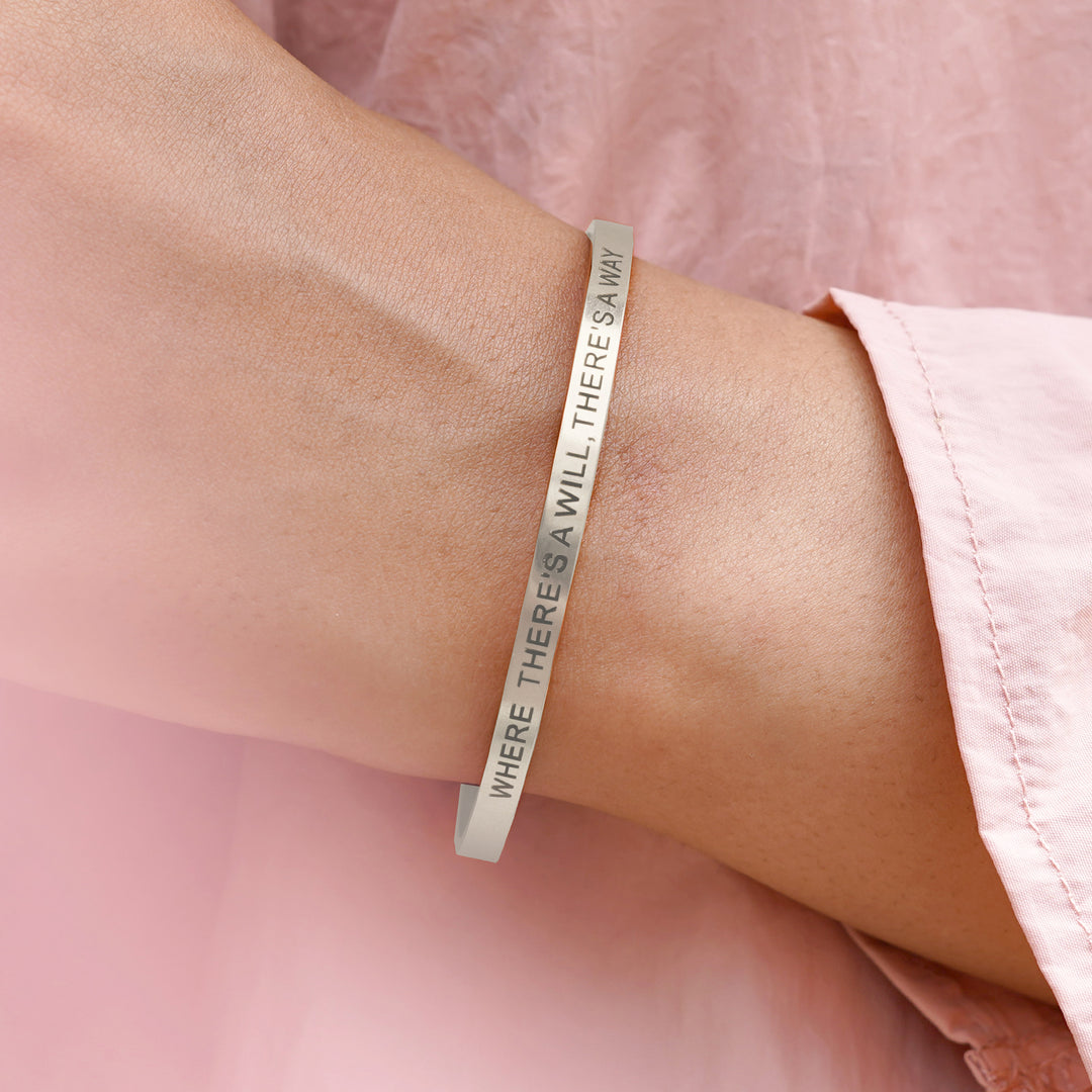 Where There's A Will, There's A Way Silver Mantra Band